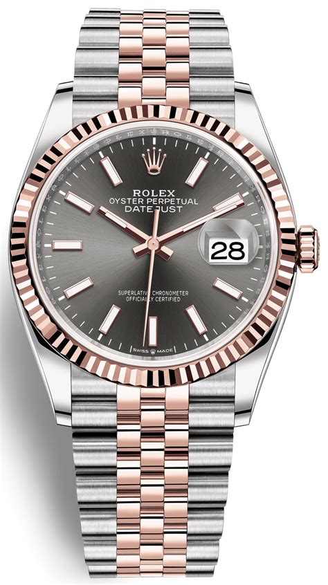 rolex datejust 2 steel and white gold|Rolex Datejust 36 everose gold.